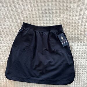 Izod Navy Girls Pull-On Skort with Front Pockets